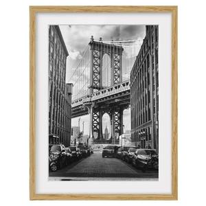 Картина Bilderwelten Manhattan Bridge in America IV, 40x55x2 см, черный