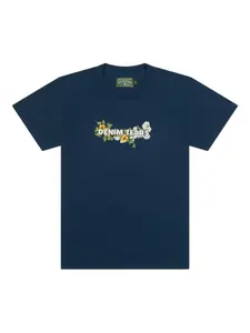 Футболка с логотипом Denim Tears, синий