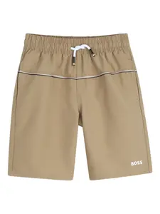 Плавки-шорты с кулиской Boss Kidswear, бежевый