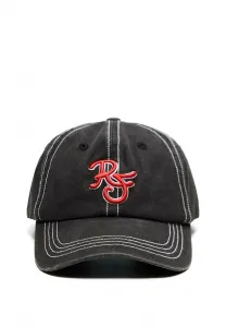 Вышитая кепка Bershka, Black