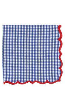 Салфетка в клетку "виши" с волнистыми краями LABARRI, мультиколор