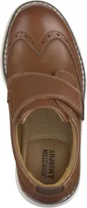 Johnston & Murphy Little Kid Holden Деловые туфли с перфорацией для мальчиков на шнуровке