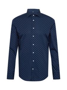 Повседневная рубашка SEIDENSTICKER Slim fit Button Up Shirt Spread, темно-синий