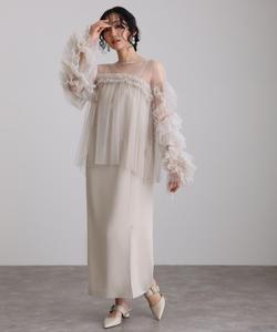 Топ из собранного тюля