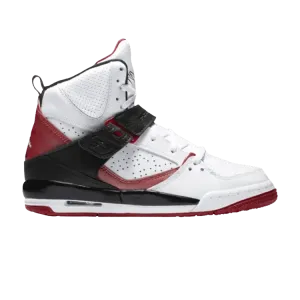 Кроссовки Air Jordan Jordan Flight 45 High GS 'White Red Black', белый