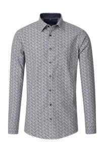 Повседневная рубашка с длинным рукавом и воротником Kent. Casamoda, синий