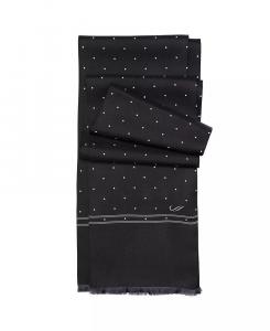Мужской Savona – тонкий шелковый шарф для мужчин Elizabetta, черный