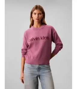 Свитер regular fit Calvin Klein Jeans, розовый