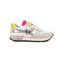 Кроссовки Sun68 Glitter Logo, белый