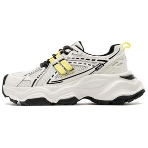 AOKANG Низкие массивные кроссовки женские бежево-черные