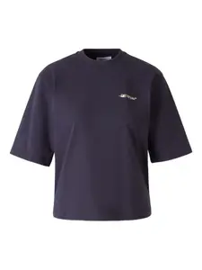 Футболка с графическим логотипом Off-White, синий