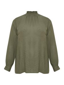 Блуза KAFFE CURVE, оливковый