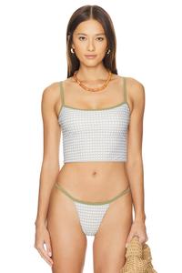 Укороченный топ manon Faithfull The Brand, белый