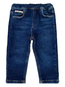 Джинсы на резинке Fay Kids, синий