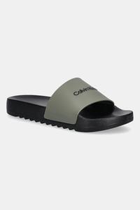Шлепанцы CHUNCKY POOL SLIDE R Calvin Klein, зеленый