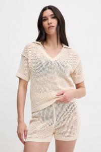 Пляжная футболка Tommy Hilfiger, бежевый