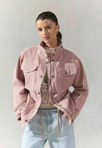 Джинсовая куртка Next, розовый