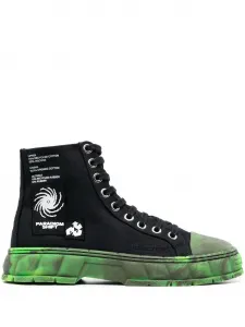 Кеды с камуфляжным принтом Virón, черный