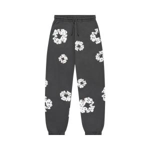 Спортивные брюки Denim Tears Rhinestone Cotton Wreath Sweatpants, цвет Vintage Black