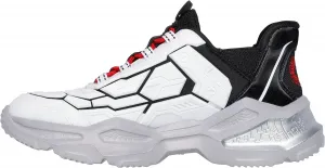 Кроссовки Skechers Unisex-Child Skech-Bots - Orbitron, белый/черный/красный