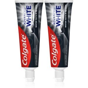 Colgate Advanced White Charcoal Отбеливающая зубная паста 2x75 мл