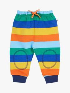Детские брюки в полоску из органического хлопка snuggle crawler в обтяжку Frugi, разноцветный