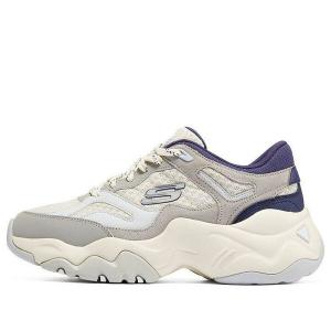 Кроссовки dlites 3.0 'gray navy blue' Skechers, серый