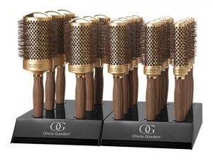 Набор кистей Olivia Garden Nano Thermic, 18 шт. + дисплей