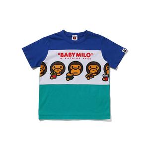 Детская футболка A BATHING APE, зеленая GRX