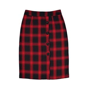 Юбка средней длины Forplay Farina, красный/черный