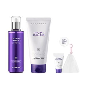 Набор R4 Perilla Lotion Cleanser для ухода за кожей успокаивающий, увлажняющий и очищающий 200мл/120мл+150мл+пенка DERMAFIRM+