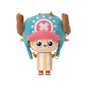 Labubu The Monsters X One Piece мега Labubu Tonytony Chopper 400% POP MART