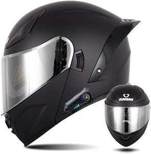 Шлем для мотокросса XLYTK03 SMCXKS Bluetooth, черный