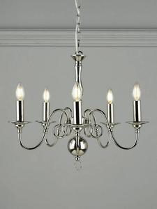 Потолочный светильник winchester с 5 лампами Laura Ashley, Polished Nickel