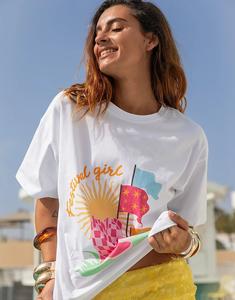 Футболка оверсайз с принтом фестиваля South Beach