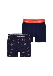Рождественский боксерский трикотаж в стиле ретро HAPPY SHORTS, цвет Hohoho
