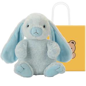 Звонок животного плюшевая кукла 15см/25см высота BOWEN BEAR, синий