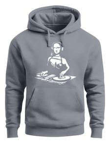 Толстовка Neverless Mona Lisa DJ, серый