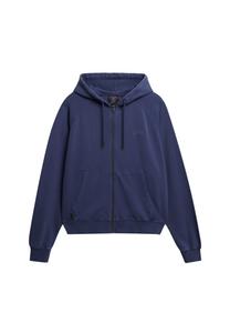 Толстовка с капюшоном на молнии Superdry Essential, темно-синий