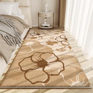 Budis Ковер 250х350 см из искусственного кашемира для спальни/гостиной, утепленный, в осенних тонах, Cartoon Style