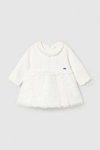 Детское платье Mayoral Newborn, бежевый