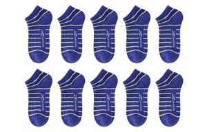 Унисекс носки до щиколотки 10 пар Reebok, темно-синий