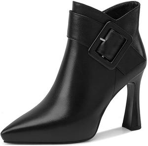 Женские сапоги на каблуке SWZEC, Black