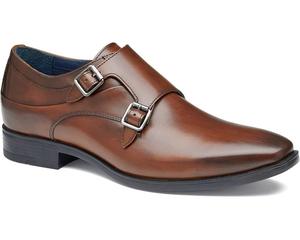 Оксфорды Johnston & Murphy Gibbons Double-Buckle Monk, цвет Brown Full Grain