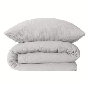 SCHIESSER Комплект постельного белья Molly - Муслин - 2 предмета - 135 x 200 см - Светло-серый