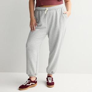 Джоггеры с отворотом из флиса для подростков So, Gray Fox Heather