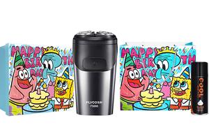 FS886 Swivel Type Razors Wet And Dry Shaving Electric Shaver Portable Full Body Washable FLYCO, Fs886 Everyday Spongebob Squarepants Gift Box