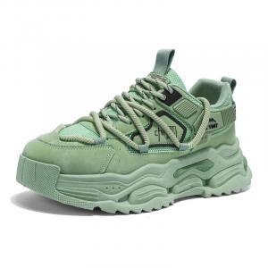 Износостойкие низкие массивные кроссовки для увеличения роста для мужчин NANJIREN, Green