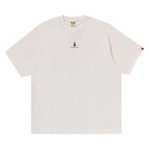 Футболка BAPE College Logo Relaxed Fit Tee, Ivory