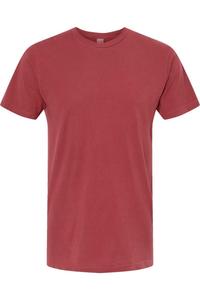 Футболка унисекс винтажная M&O Garment-Dyed, малиновый